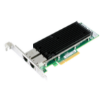 PLUSOPTIC PCI Express x8 NIC, Dual 10Gbps Copper RJ45 with Intel® X540AT2 Network Controller