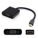 AddOn Networks H4F02AA#ABA-AO video cable adapter 7.87" (0.2 m) HDMI VGA (D-Sub) Black