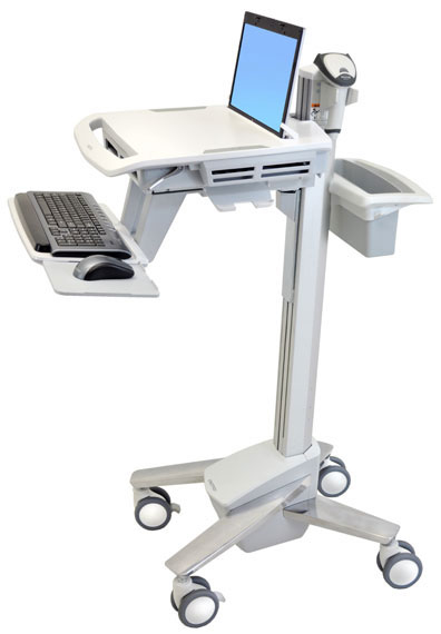 Image of Ergotron StyleView EMR Laptop Cart White Multimedia cart