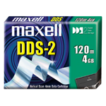 Maxell Datatape DDS2 4mm 4Gb 120m(10) Blank data tape 3.80 mm