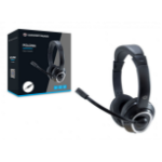 Conceptronic POLONA02B headphones/headset Wired Head-band Gaming Black
