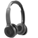 Cisco Headset 730, Wireless Dual On-Ear Bluetooth Headset with Case, USB-A HD Bluetooth Adapter, USB-A and 3.5 mm Cables, Carbon Black, 1-Year Limited Liability Warranty (HS-WL-730-BUNA-C)  Chert Nigeria