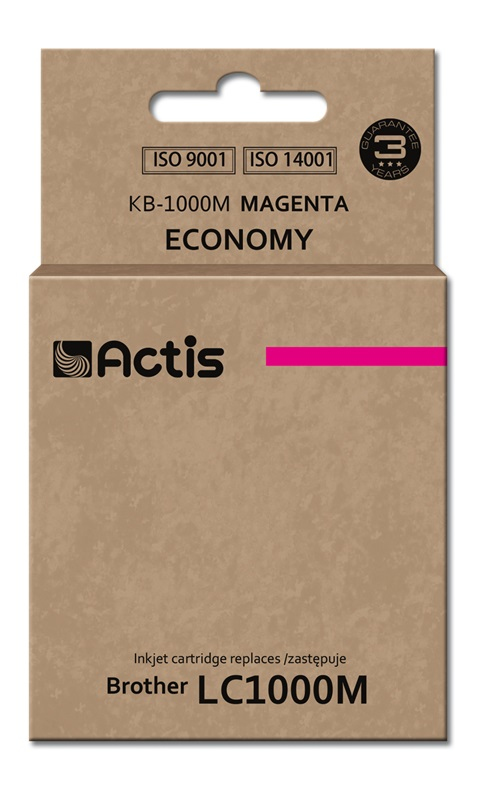 Actis KB-1000M ink (replacement for Brother LC1000M/LC970M; Standard; 36 ml; magenta)