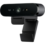 LOGITECH BRIO 4K WEBCAM, RIGHTLIGHT 3,13MP SENSOR, DUAL MIC,WINDOWS HELLO,GRAPHITE,2YR WTY