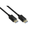 Alcasa DP20-005 DisplayPort cable 0.5 m Black