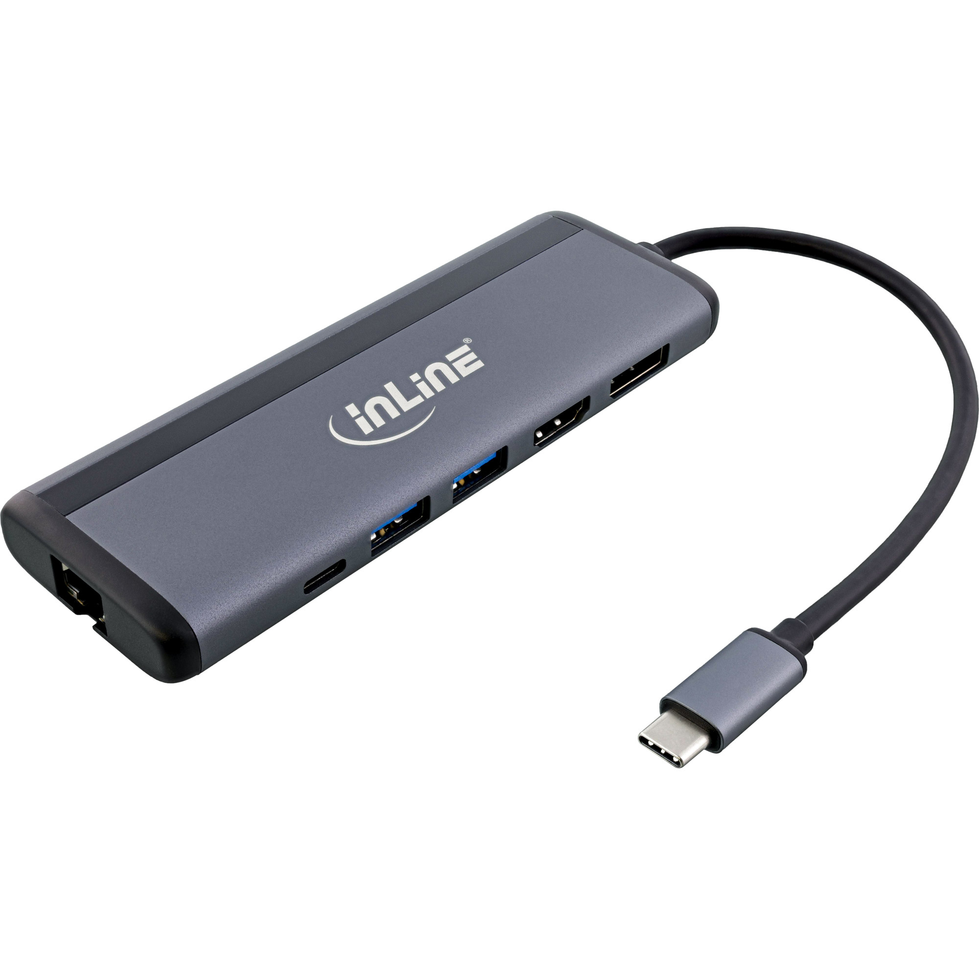 EU Product - - 8-in-1 USB-C Multihub, HDMI, DP, USB 3.2, PD 3.0 100W, MST