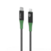 Microconnect MC-SMART USB C-L-2 lightning cable 2 m Black, Green