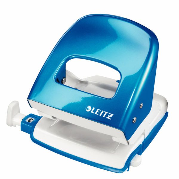 Image of Leitz WOW 5008 hole punch 30 sheets Blue