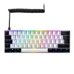 Sharkoon SGK50 S4 keyboard Gaming USB QWERTY Spanish White