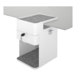 Dataflex Bento 500 desk drawer organizer Steel White