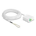 DeLOCK 85934 fibre optic cable 40 m 2x SC G.657.A1 White