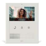 2N Clip video intercom system 10.9 cm (4.3") White