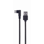 Gembird CC-USB2-AMCML-0.2M USB-kabel USB 2.0 0,2 m USB A USB C Zwart