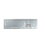 CHERRY KW 9100 SLIM FOR MAC keyboard Universal USB + Bluetooth QWERTZ German Silver