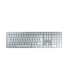 CHERRY KW 9100 SLIM FOR MAC keyboard Universal USB + Bluetooth QWERTZ German Silver