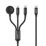 Epico Spello USB cable 1.2 m USB C USB-C/Lightning/Watch Black