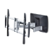 StarTech.com Heavy-Duty Articulating TV Wall Mount for up to 100-inch and 187.4lb/85kg Flat Screens, VESA 800x500, Low-Profile Bracket, TAA-Compliant