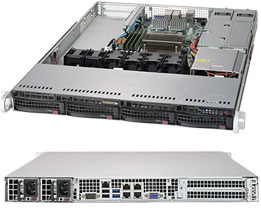 Supermicro SuperServer 5019S-W4TR Intel® C236 LGA 1151 (Socket H4) Rack (1U) Black