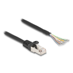 DeLOCK 80205 netwerkkabel Zwart 1 m S/FTP (S-STP)