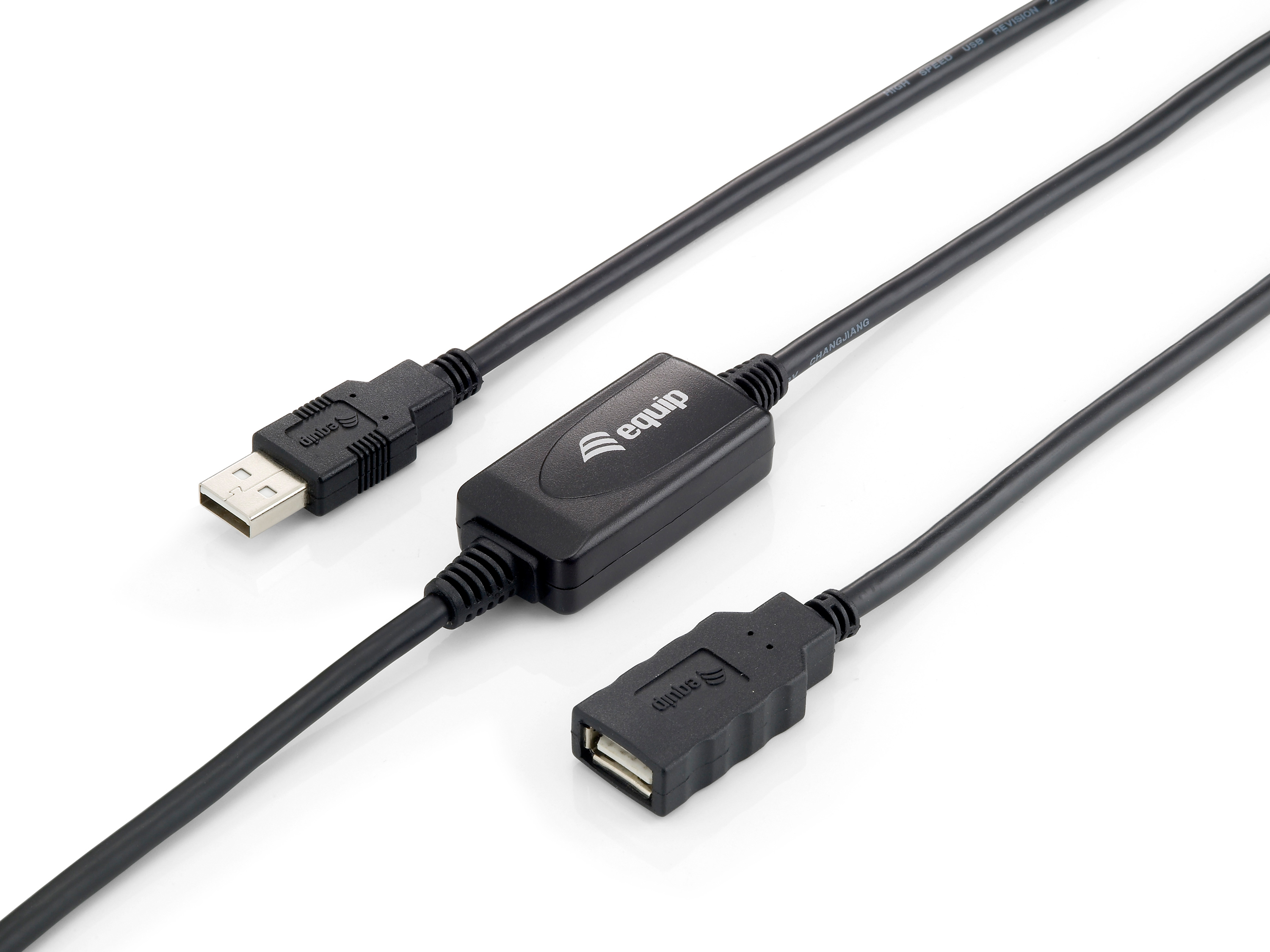 Image of Equip USB 2.0 Type A Active Extension Cable Male to Female, 10m
