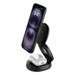 Belkin WIZ035kqBK Hoofdtelefoons, Smartphone Zwart USB Draadloos opladen Snel opladen Binnen