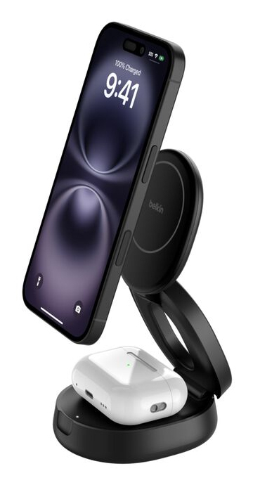 Belkin WIZ035kqBK Headphones, Smartphone Black USB Wireless charging Fast charging Indoor