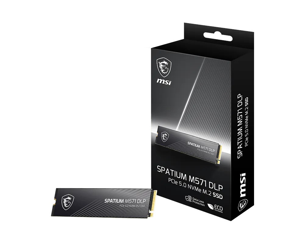 EU Product - SSD  4TB MSI Spatium M571 (M.2 2280) PCIe Gen5 x4 NVMe thumbnail