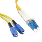 C2G 5m LC/SC Duplex 9/125 Single-Mode Fiber Patch Cable - Yellow InfiniBand/fibre optic cable 196.9" (5 m)