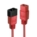 Lindy 1m IEC C19 to C20 Extension, red