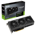 ASUS PRIME RTX4070 OC, PCIe4, 12GB DDR6X, HDMI, 3 DP, 2550MHz Clock, Overclocked, Compact 2.5 Slot Design