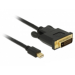 DeLOCK 83989 video cable adapter 2 m Mini DisplayPort DVI-D Black