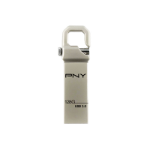 PNY Hook 3.0 USB flash drive 128 GB USB Type-A 3.2 Gen 1 (3.1 Gen 1) Zilver