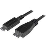 StarTech.com USB31CUB50CM USB cable 19.7" (0.5 m) USB 3.2 Gen 2 (3.1 Gen 2) USB C Micro-USB B Black