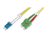 Digitus DK-292SCA3LC-03 InfiniBand en Glasvezelkabel 3 m SC LC SC/APC Geel