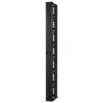 APC Veelzijdige, verticale kabelgeleider voor racks met 2 of 4 staanders, 84"H x 6"B, deur aan één zijde