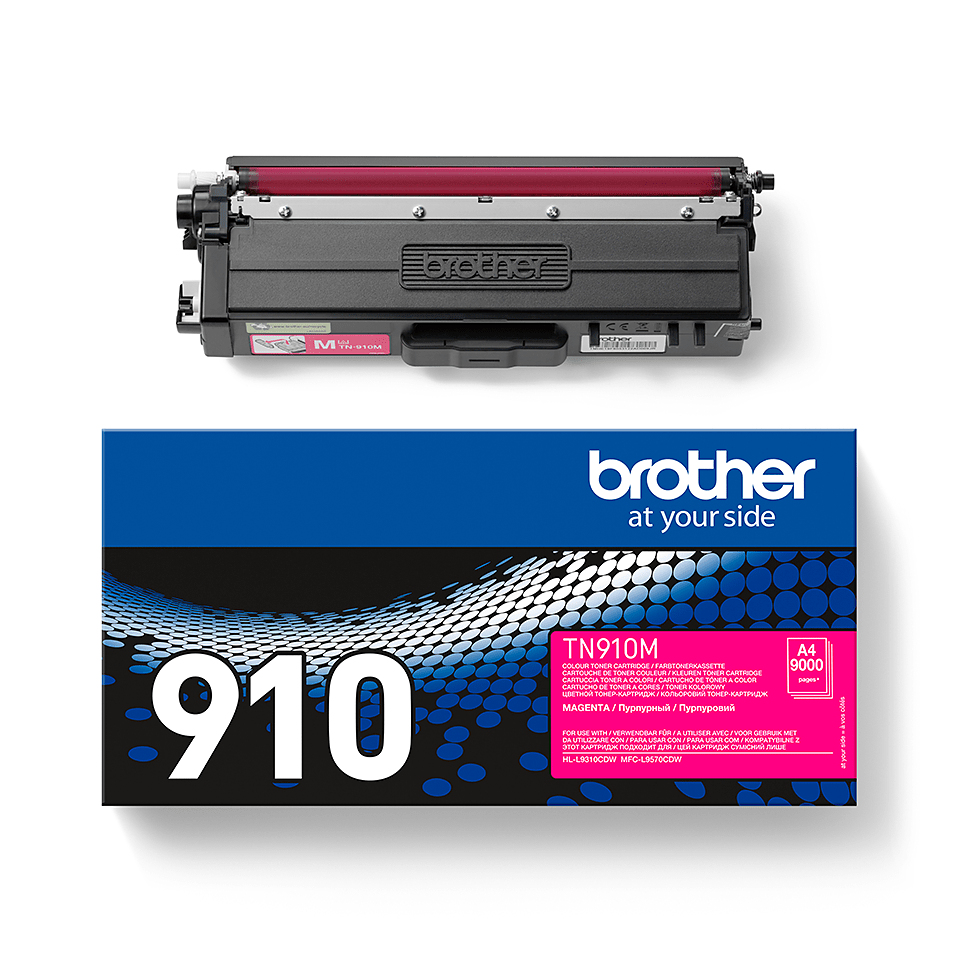 Brother TN-910M Toner-kit magenta, 9K pages ISO/IEC 19752 for Brother HL-L 9310