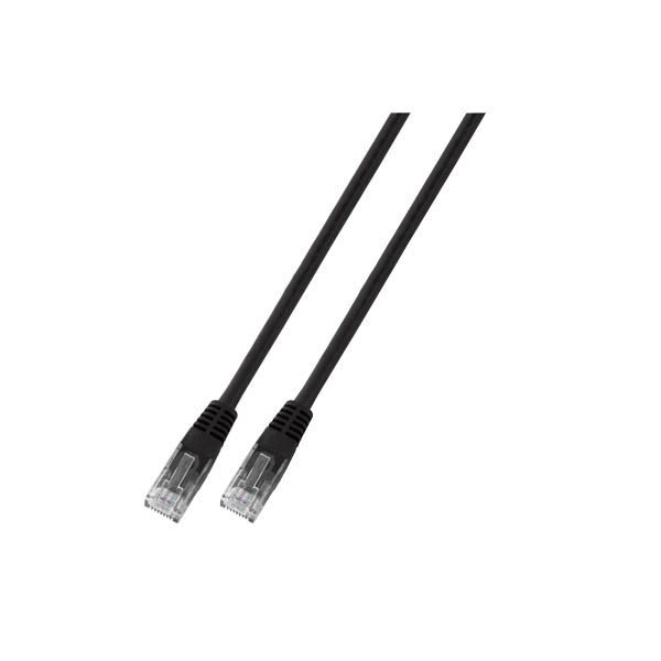 EFB Elektronik 10m Cat6 Patch networking cable Black U/UTP (UTP)