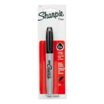 SHARPIE SUPER PERMANENT MARKER BULLET POINT 1.5MM BLACK PACK 1