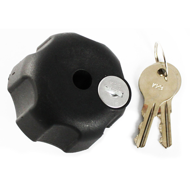 RAM Mounts Key Lock Knob with Brass Insert for B Size Socket Arms