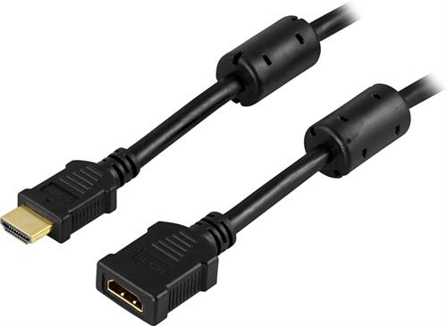 HDMI-123 DELTACO HDMI-123 - 3 m - HDMI Type A (Standard) - HDMI Type A (Standard) - Black