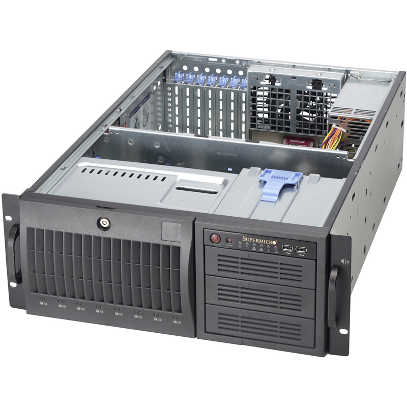 Supermicro SuperChassis 743TQ-865B-SQ Tower Black 865 W, 0 in