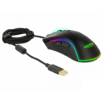 DeLOCK 12670 muis Gamen Rechtshandig USB Type-A Optisch 10000 DPI