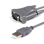 StarTech.com ICUSB232DB25 serial cable Gray 35.4" (0.9 m) USB Type-A DB-9