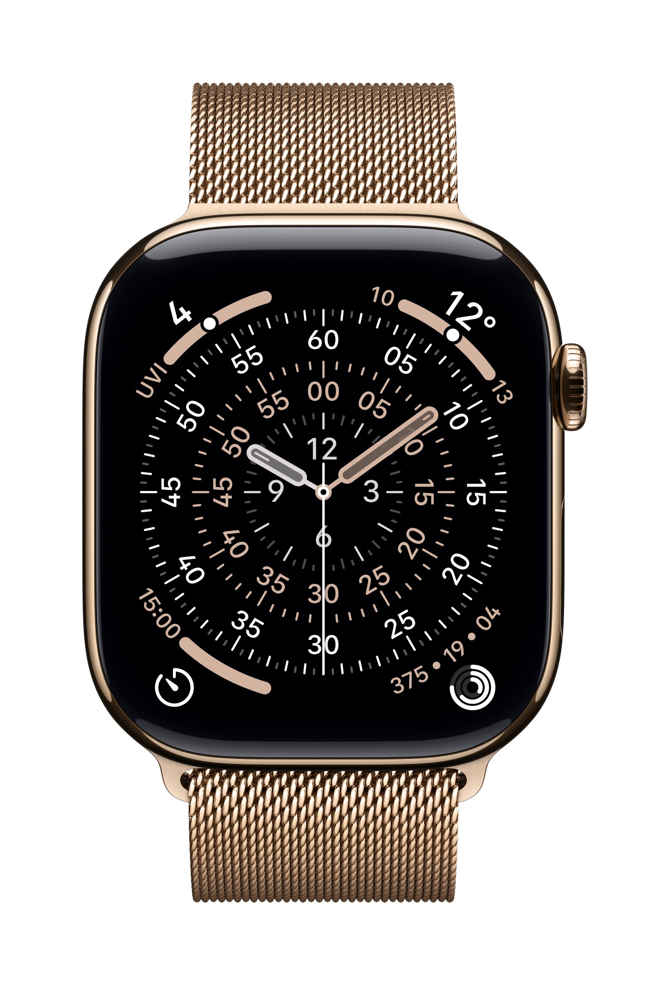 Apple 46mm Gold Milanese Loop - S/M