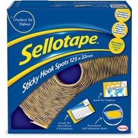 Sellotape Hook Spots Bx100/125 1445185