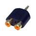 Cables Direct 3TR cable gender changer 3.5mm RCA Blue