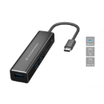 Conceptronic DONN08B laptop dock & poortreplicator USB 3.2 Gen 1 (3.1 Gen 1) Type-C Zwart