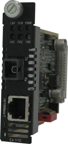 Perle CM-110-M1SC2U network media converter Internal 100 Mbit/s Multi-