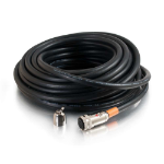 C2G 25ft RapidRun coaxial cable 300" (7.62 m) Black