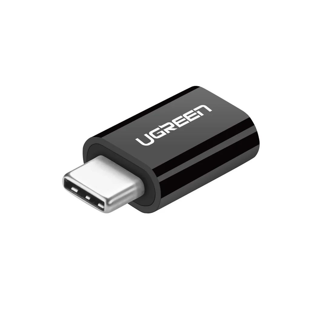 EU Product - USB-C to Micro USB Adapter - Black thumbnail
